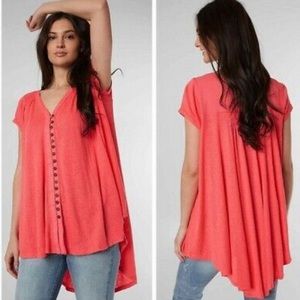 Highland Tee Azalea High Low Tunic Top Size S/P